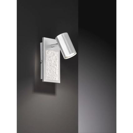Wofi 11589 - LED Kohtvalgusti seinale BALI 1xGU10/5W/230V + LED/6W/230V
