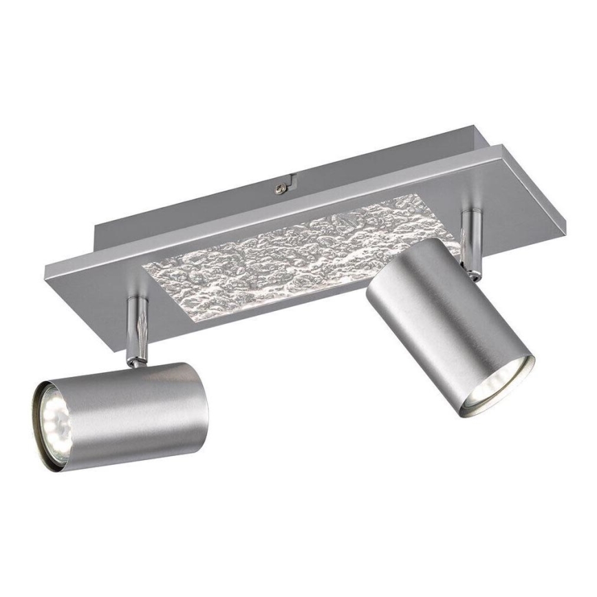 Wofi 11590 - LED Kohtvalgusti BALI 2xGU10/5W/230V + LED/4,5W/230V