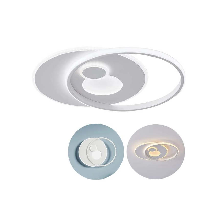 Wofi 11621 - LED Hämardatav laevalgusti AKON LED/38W/230V 2700-5500K+ kaugjuhtimispult