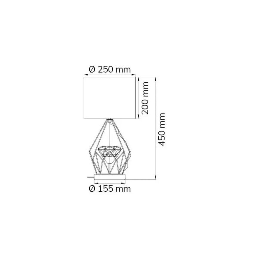 Wofi 11977 - LED Hämardatav laualamp AMY LED/10W/230V