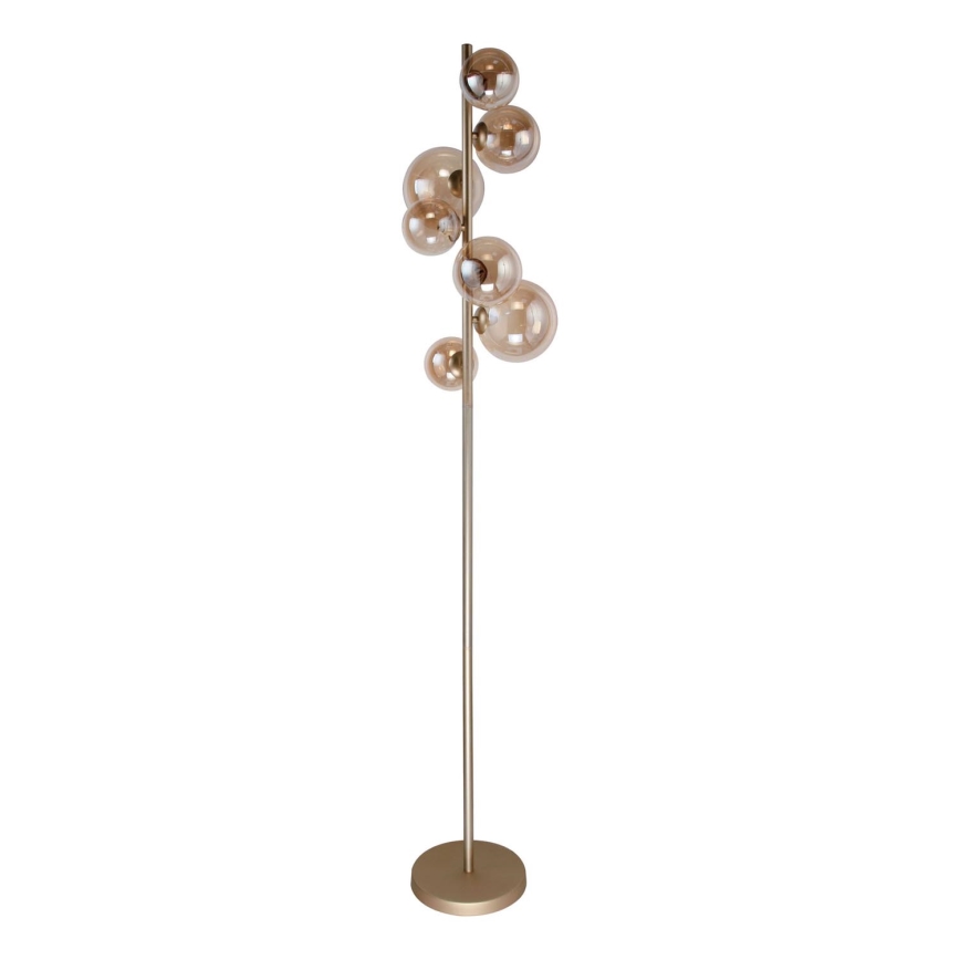 Wofi 3014-701W - LED Põrandalamp VILLA 7xG9/3W/230V kuldne