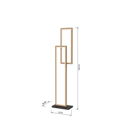 Wofi 3023-206 - LED Hämardatav põrandalamp PESCARA LED/21W/230V