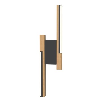 Wofi 4031-206- LED hämardatav seinavalgusti PALERMO 11W/230V kummipuu