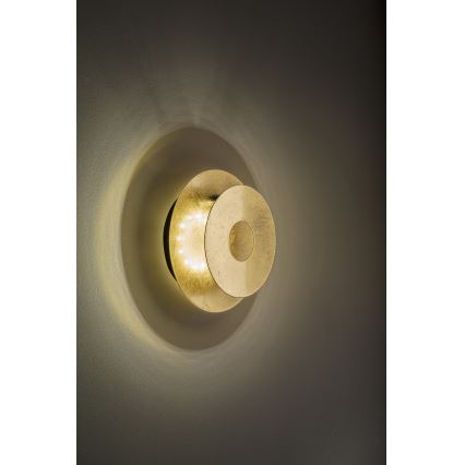 Wofi 4048-101R - LED Seinavalgusti BAYONNE LED/6,5W/230V kuldne