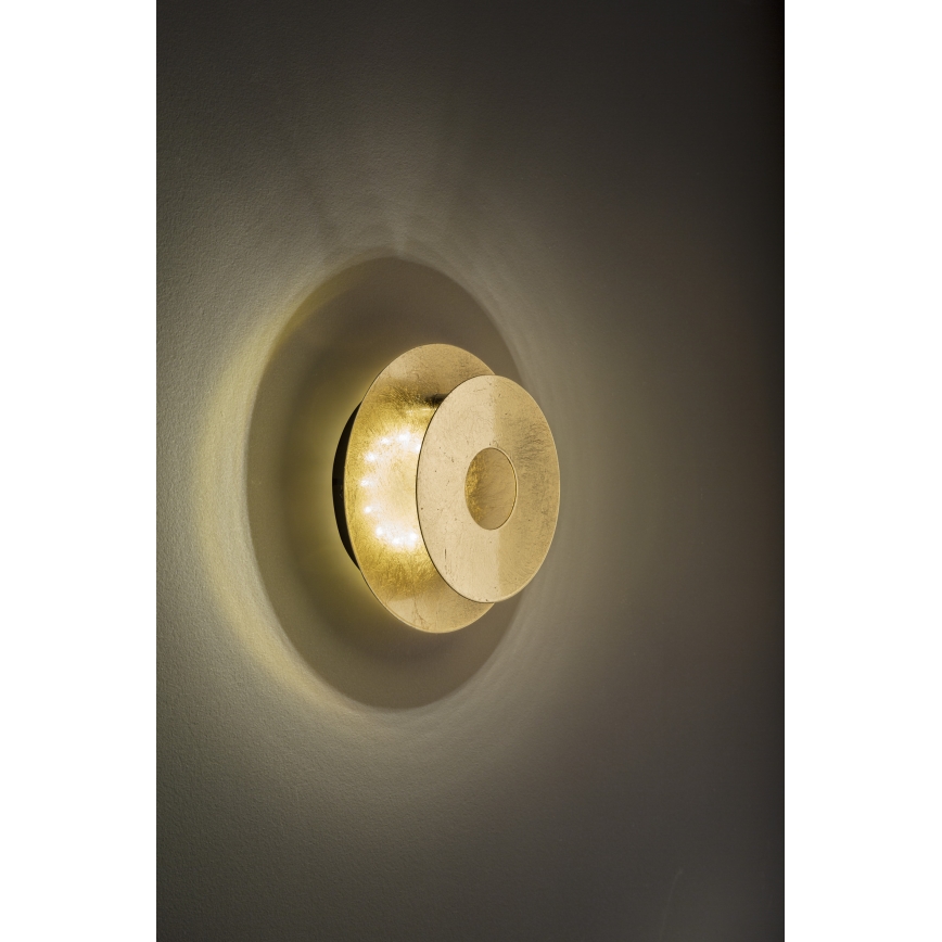 Wofi 4048-101R - LED Seinavalgusti BAYONNE LED/6,5W/230V kuldne