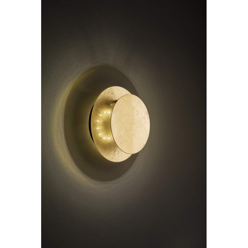 Wofi 4048-301R - LED Seinavalgusti BAYONNE LED/6,5W/230V kuldne