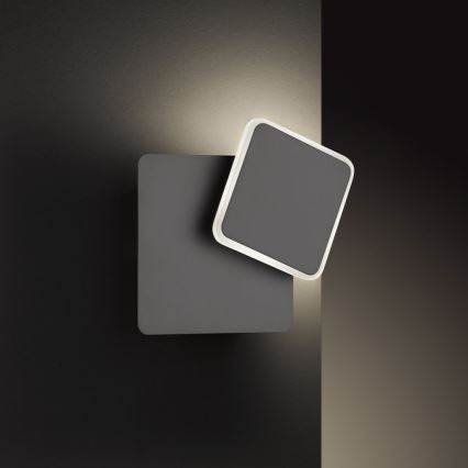 Wofi 4785.01.10.9000 - LED Seinavalgusti SUTTER LED/4,5W/230V 3000K must