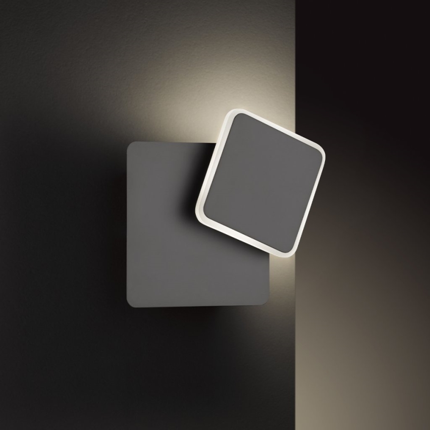 Wofi 4785.01.10.9000 - LED Seinavalgusti SUTTER LED/4,5W/230V 3000K must