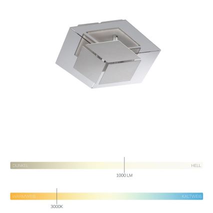 Wofi 4825.01.54.9000 - LED Seinavalgusti HARPER LED/12W/230V 3000K