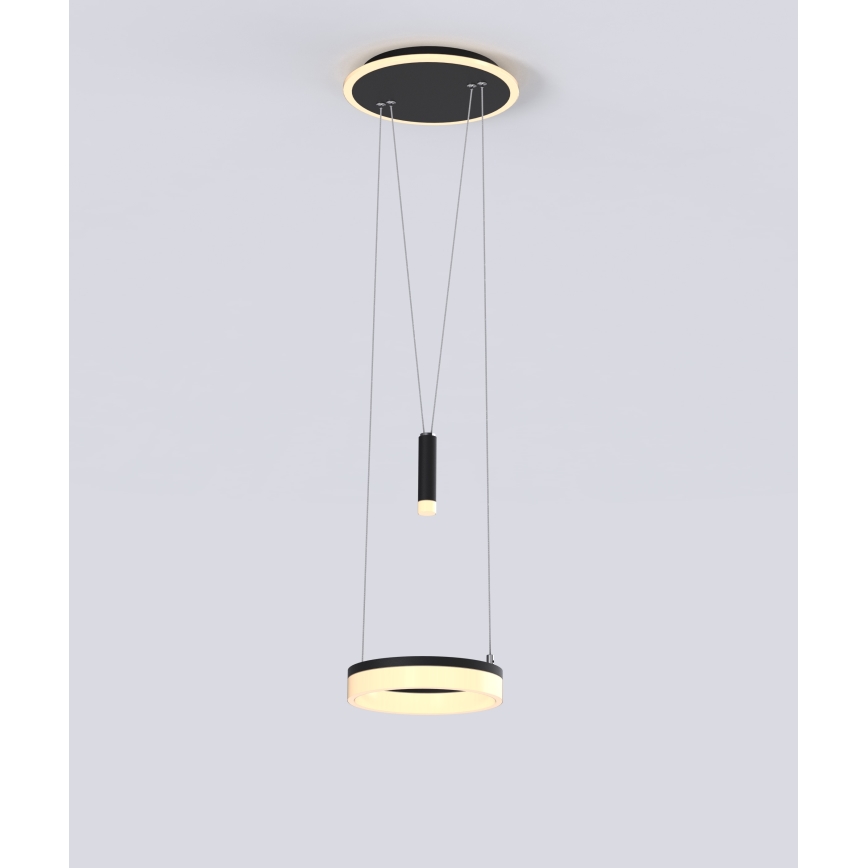 Wofi 6054-302 - LED Hämardatav lühter JESSE LED/15,5W/230V must