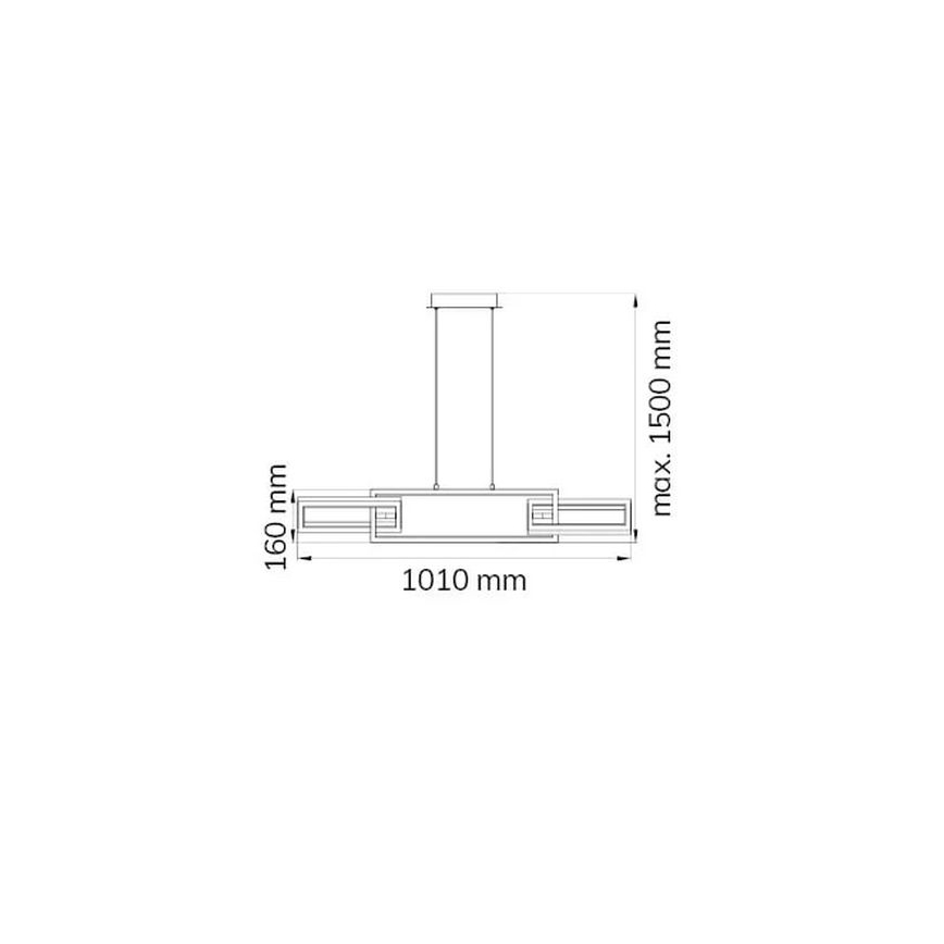 Wofi 6133.03.64.9000 - LED Hämardatav lühter MURIEL LED/26W/230V