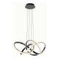 Wofi 6134-105L - LED Hämardatav lühter INDIGO LED/50W/230V must/läikiv kroom