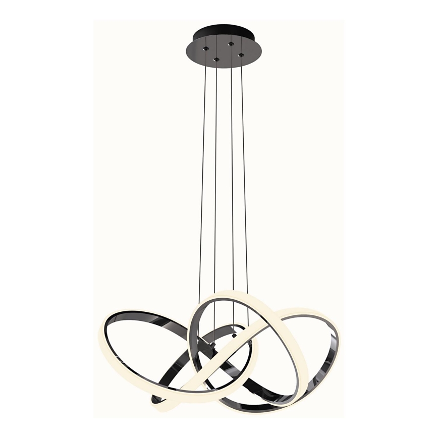 Wofi 6134-105L - LED Hämardatav lühter INDIGO LED/50W/230V must/läikiv kroom