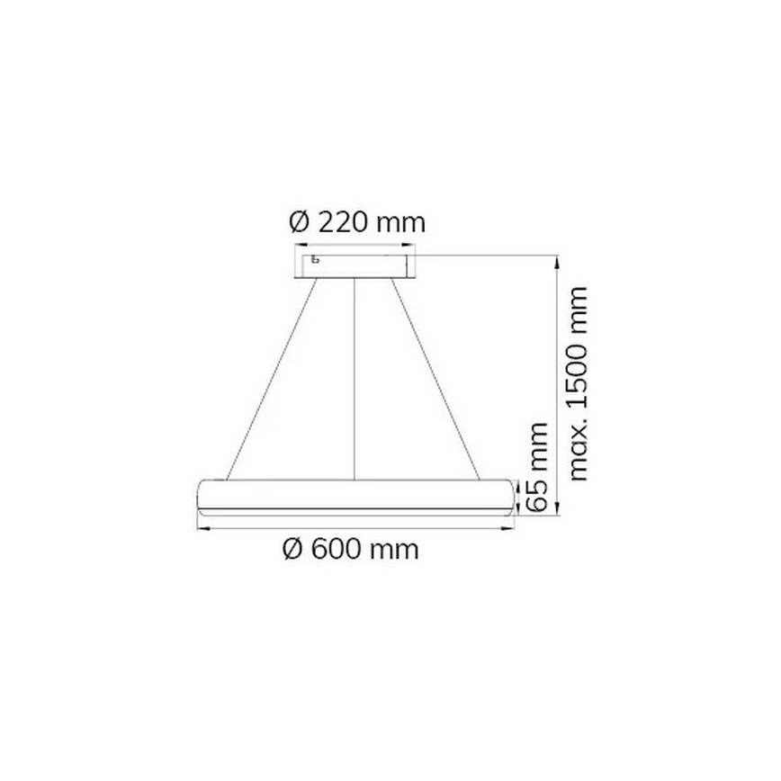 Wofi 6481.01.10.8501 - LED Hämardatav lühter CLINT LED/33W/230V 3000-6500K Wi-Fi + kaugjuhtimispult