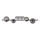 Wofi 7014-405W - LED Pinnale kinnitatav lühter VILLA 4xG9/3W/230V must