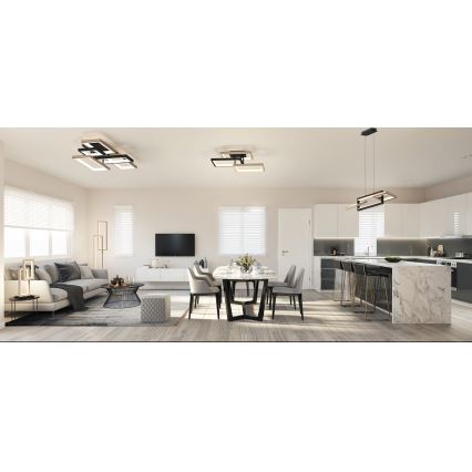 Wofi 7022-306- LED Hämardatav lühter MATERA LED/30W/230V must/pruun