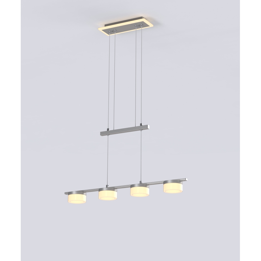 Wofi 7054-503 - LED Hämardatav lühter JESSE LED/21W/230V matt kroom
