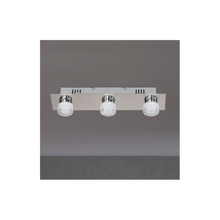 Wofi 7848.03.54.0044 -LED Vannitoa laevalgusti LORIENT 3xLED/4W/230V IP23