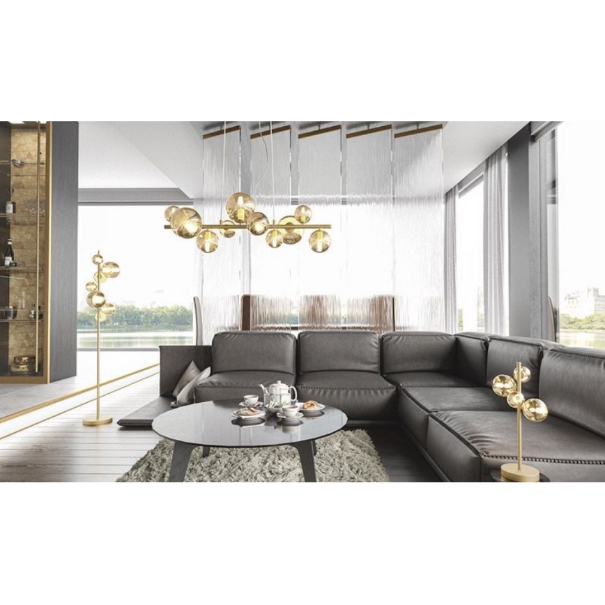 Wofi 8014.04.14.9000 - LED Laualamp VILLA 4xG9/3W/230V kuldne