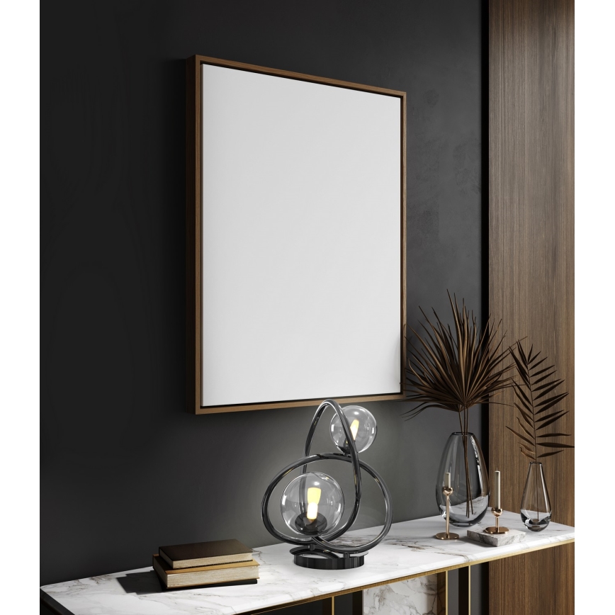 Wofi 8014-205 - LED Laualamp NANCY 2xG9/3,5W/230V must/läikiv kroom