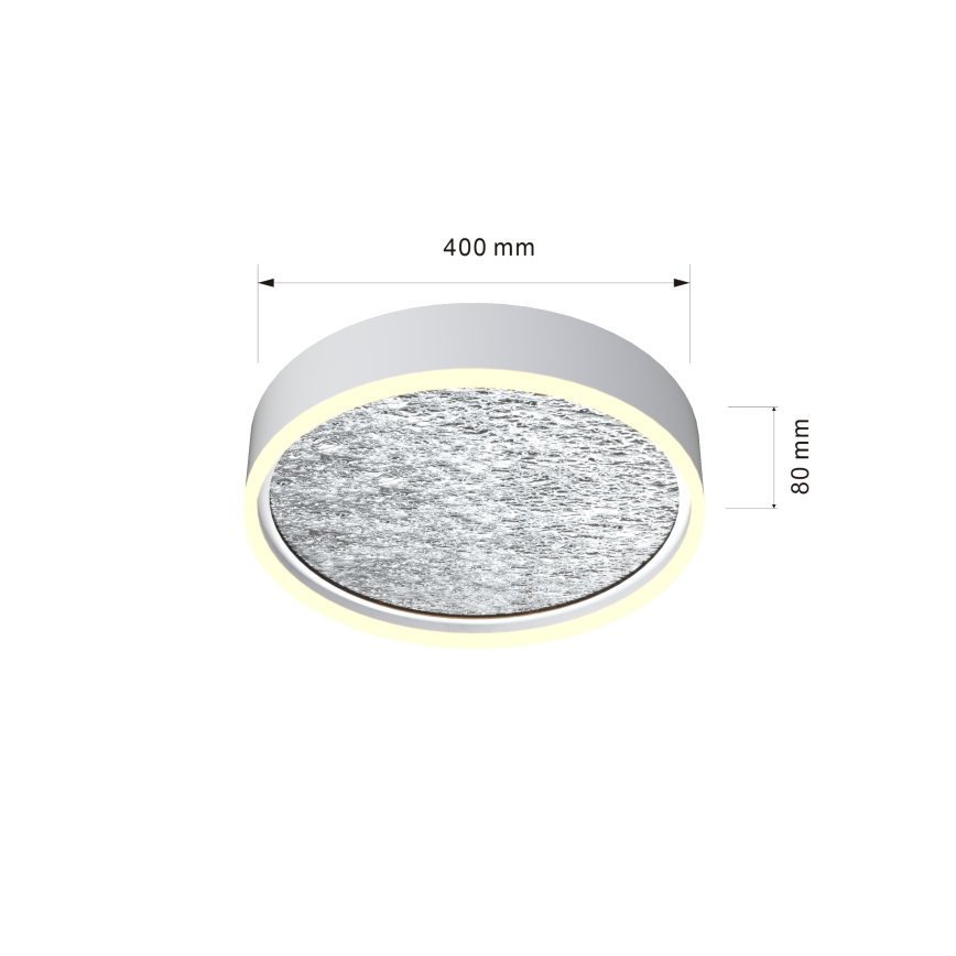 Wofi 9002-103M - LED Hämardatav laevalgusti BORDEAUX LED/37W/230V hõbedane