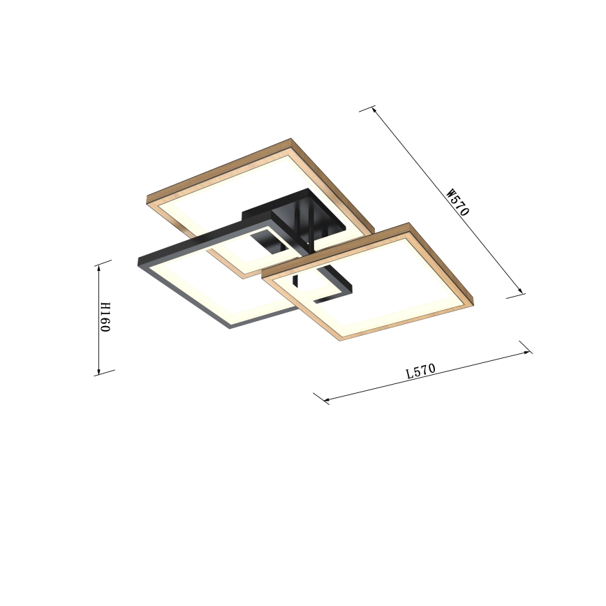 Wofi 9022-306S - LED Hämardatav laevalgusti MATERA LED/40W/230V