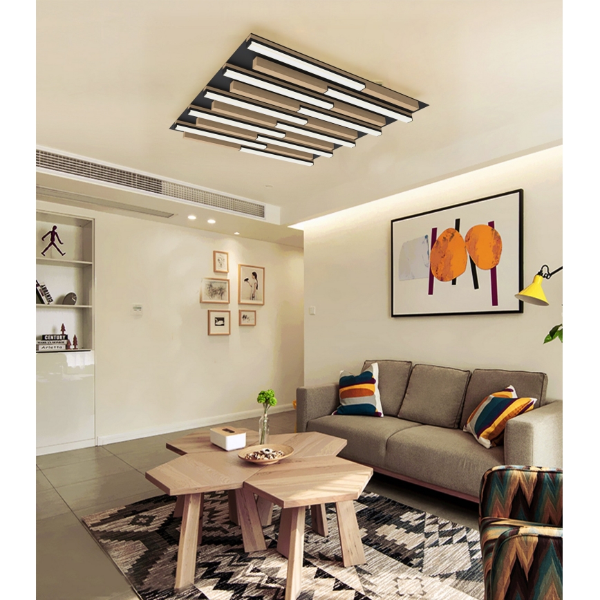 Wofi 9031-1006 - LED Hämardatav laevalgusti PALERMO LED/40W/230V kummipuu