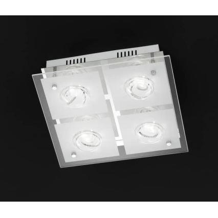 Wofi 9105.04.01.6300 - LED Laevalgusti TYRA 4xLED/4W/230V