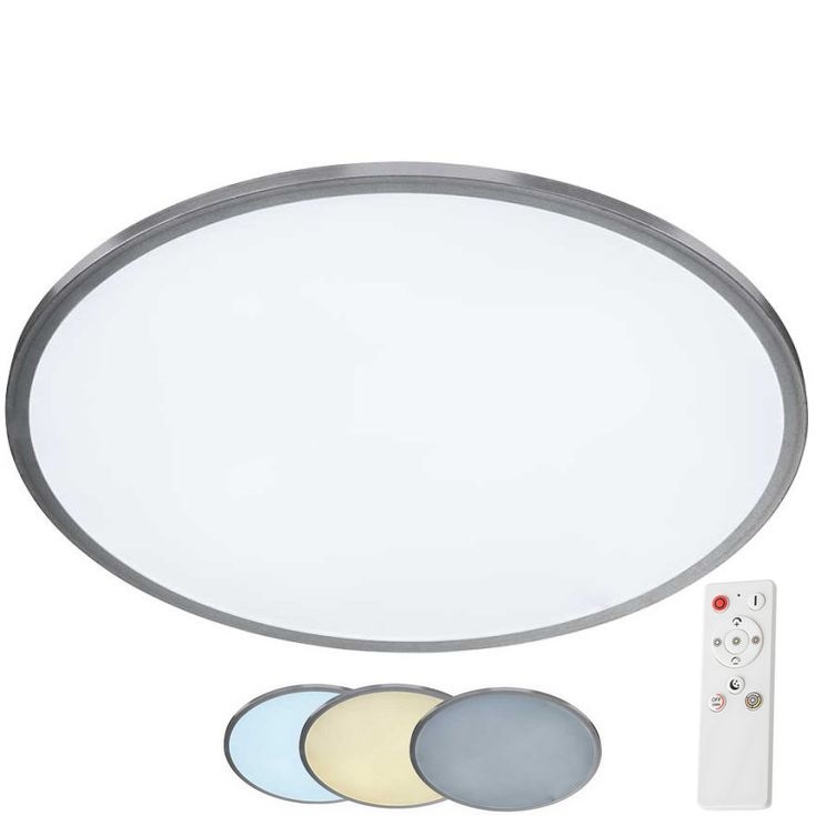 Wofi 9457.01.70.9600 - LED Hämardatav laevalgusti LINOX LED/34W/230V 3000-6000K + kaugjuhtimispult