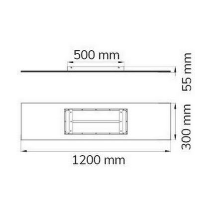 Wofi 9693.01.70.9000 - LED Hämardatav laevalgusti LIV LED/36W/230V 2800-6800K + kaugjuhtimispult