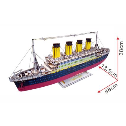 Woodcraft - Puidust 3D pusle Titanic