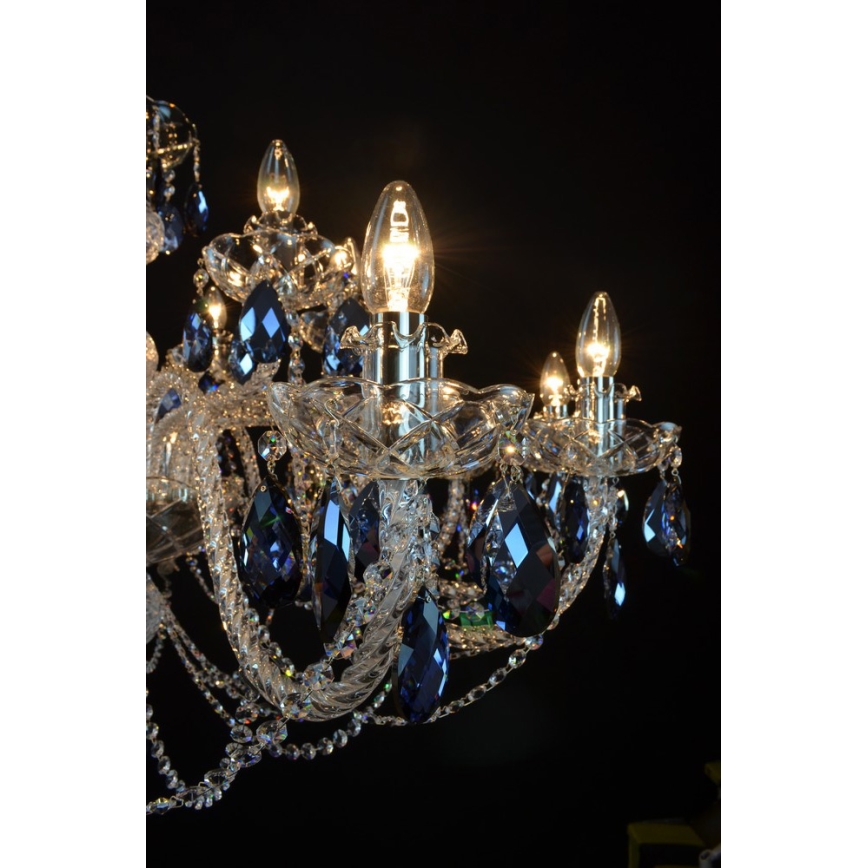 Wranovsky JWZ166182231 - Kristall-lühter OCEAN 18xE14/40W/230V