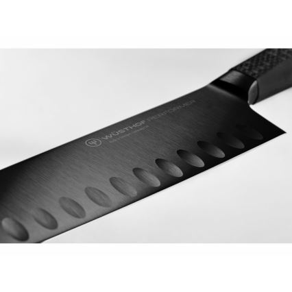 Wüsthof - Kööginuga Santoku PERFORMER 17 cm must