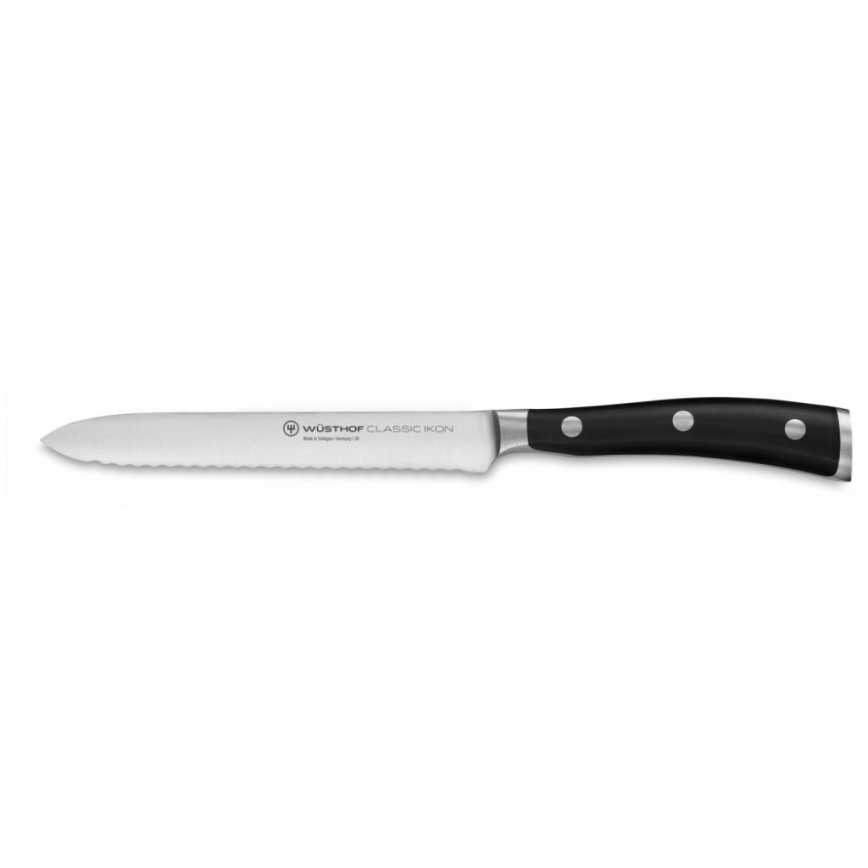 Wüsthof - Kööginugade komplekt alusega CLASSIC IKON 7 tk saar/must