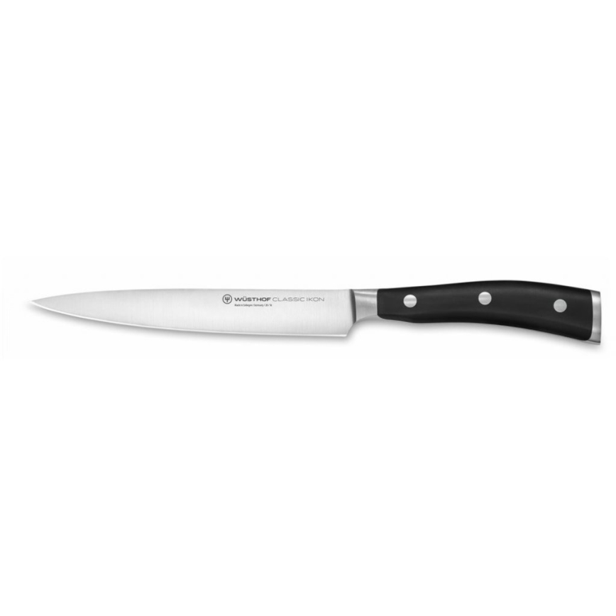 Wüsthof - Kööginugade komplekt alusega CLASSIC IKON 7 tk saar/must