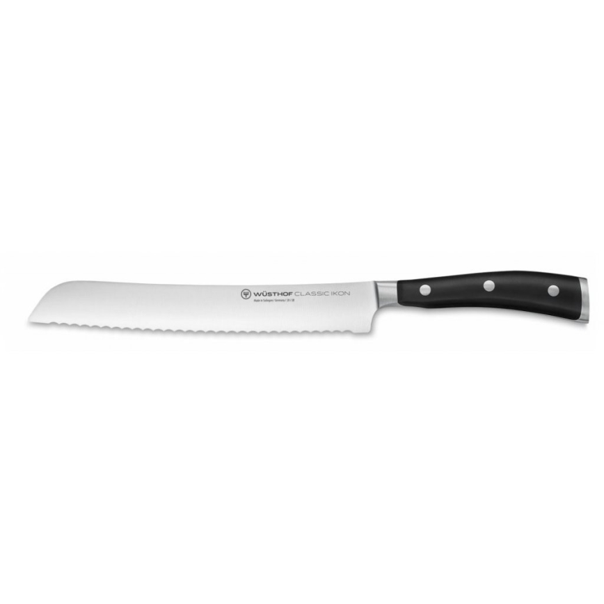 Wüsthof - Kööginugade komplekt alusega CLASSIC IKON 7 tk saar/must