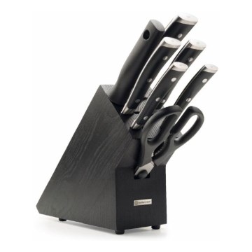 Wüsthof - Kööginugade komplekt alusega CLASSIC IKON 8 tk saar/must