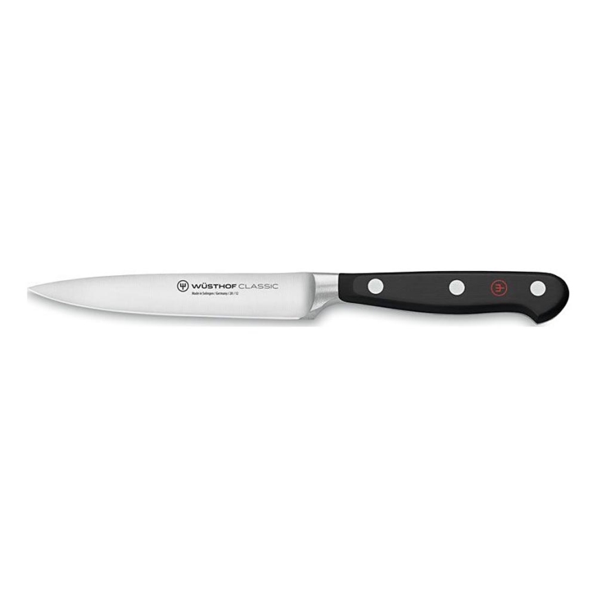 Wüsthof - Köögiviljade nuga CLASSIC 12 cm must