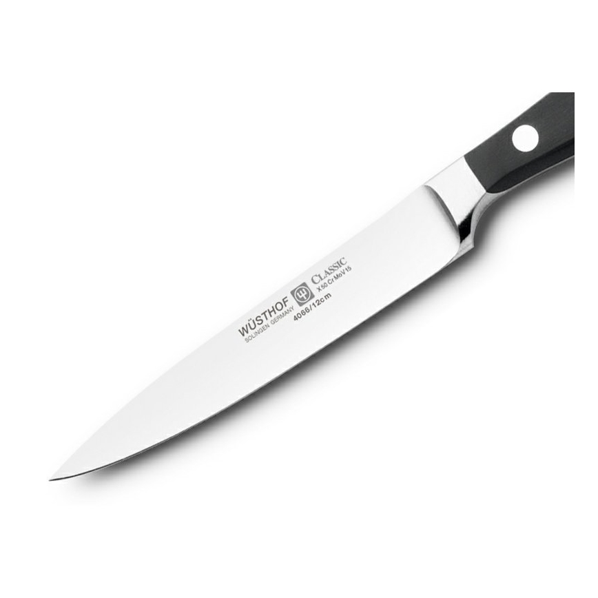 Wüsthof - Universaalne kööginuga CLASSIC 12 cm must