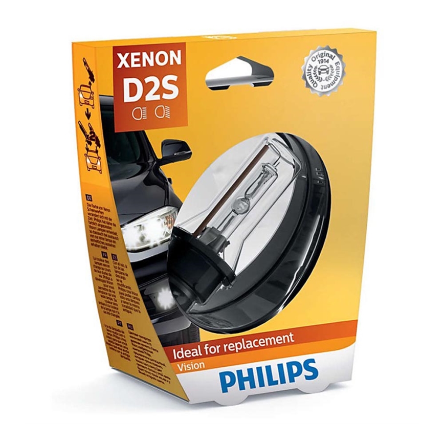 Xenon autopirn Philips XENON VISION 85122VIS1 D2S 35W/12V 4600K