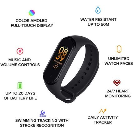 Xiaomi - Aktiivsusmonitor Mi Band 6 Bluetooth, 5 ATM