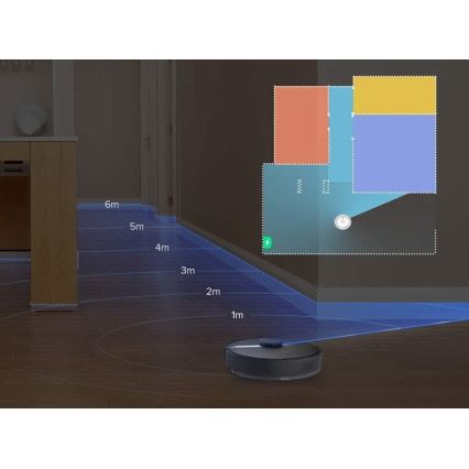 Xiaomi Nutikas robottolmuimeja Roborock S6 Pure 58W Wi-Fi must