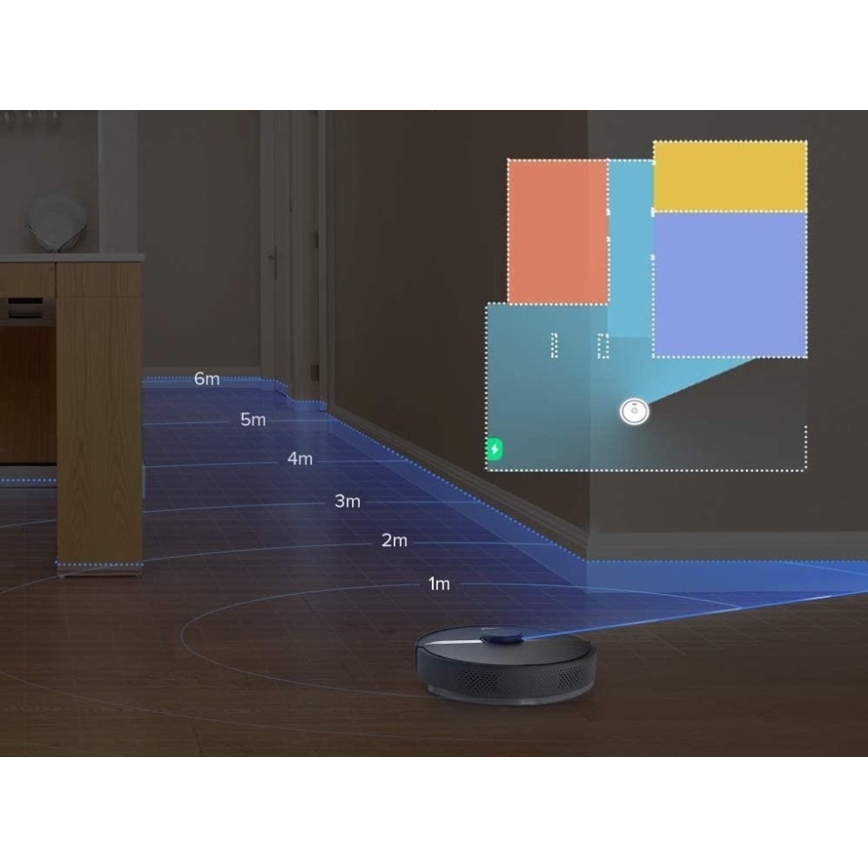 Xiaomi Nutikas robottolmuimeja Roborock S6 Pure 58W Wi-Fi must