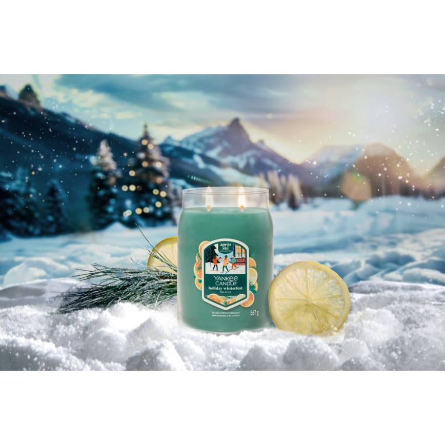Yankee Candle - Lõhnaküünal HOLIDAY WINTERFEST suur 567g 60-90 h.