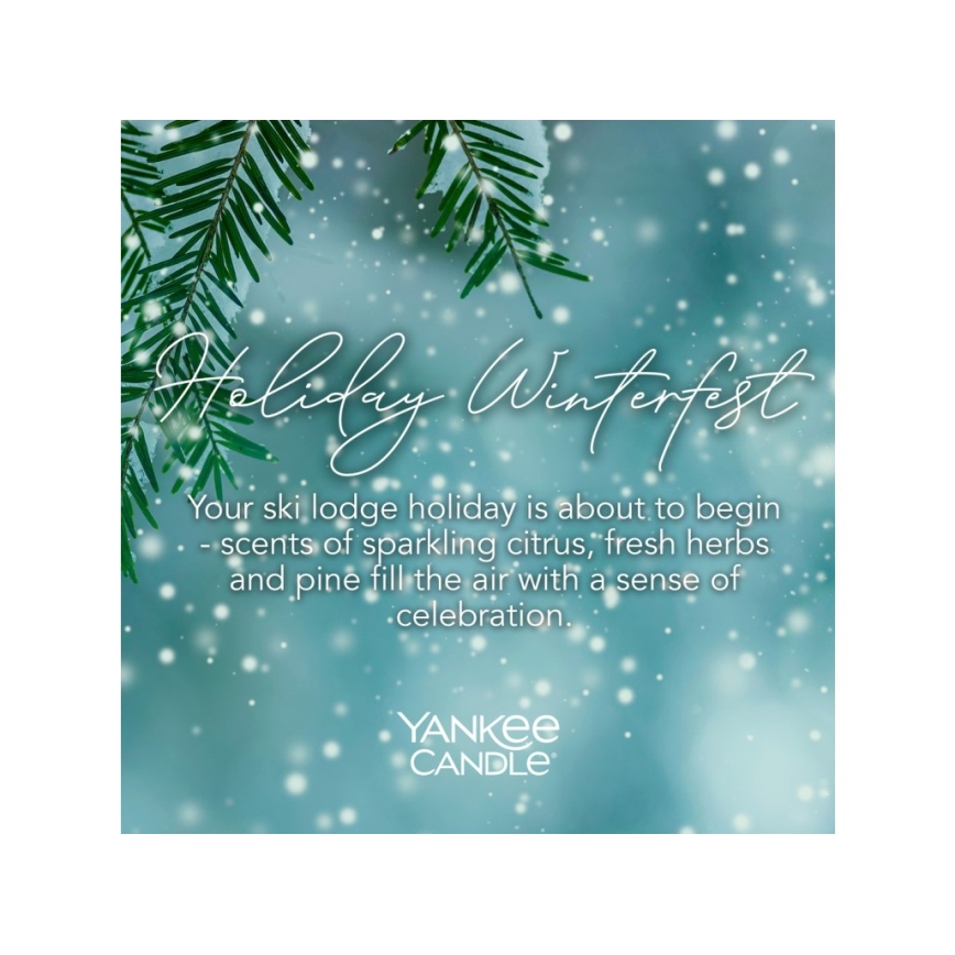 Yankee Candle - Lõhnaküünal HOLIDAY WINTERFEST suur 567g 60-90 h.