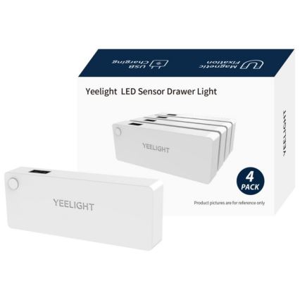 Yeelight - KOMPLEKT 4x LED Mööblivalgustus anduriga LED/0,15W/5V 2700K