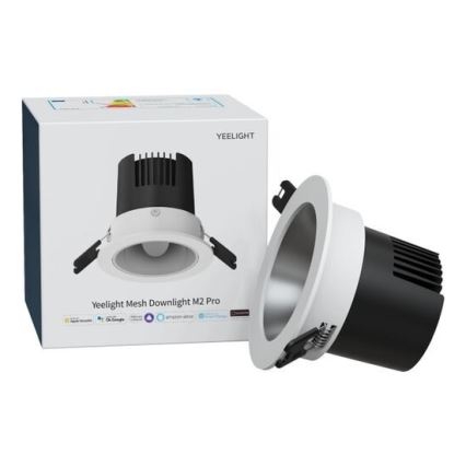 Yeelight - LED Hämardatav süvistatav valgusti MESH DOWNLIGHT M2 PRO LED/8W/230V Bluetooth + pult