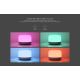 Yeelight - LED RGB Hämardatav laualamp BEDSIDE LED/5W/5V Wi-Fi/Bluetooth