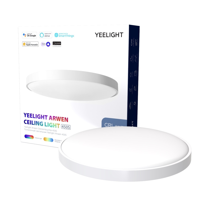 Yeelight - LED RGB Hämardatav laevalgusti ARWEN 450S LED/50W/230V CRI 90 + pult Wi-Fi/BT