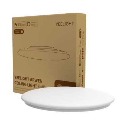 Yeelight - LED RGB Hämardatav valgusti vannituppa ARWEN 550C LED/50W/230V IP50 CRI 90 + kaugjuhtimispult Wi-Fi/BT